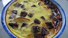 Mon clafoutis aux pommes et chocolat