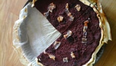 Tarte aux carottes violettes