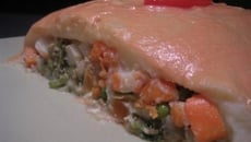 Rouleau de légumes et pommes de terre