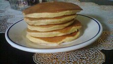 Pancakes au sucre vanillé