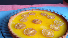 Tarte citron, lait concentré sucré et spéculoos