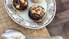 Gros champi' farcis aux quenelles de veau