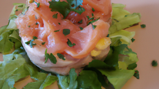 Aumônière de saumon maison