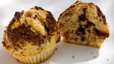 Muffins lait de coco et pépites de chocolat