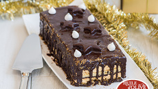Bûche opéra à l’huile d’olive