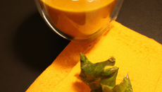 Mousse de potiron au gingembre