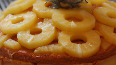 Gâteau à l'ananas de chef