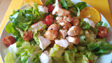 Salade fraicheur au poulet
