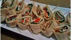 Wrap de chapathi 'Antipasti à l'indienne'