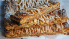 Jalousie aux pommes, framboises