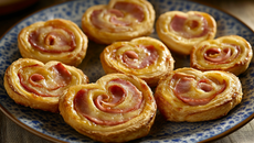 Palmiers au jambon