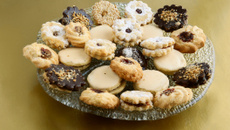 Petits sablés au Nutella et confiture de fraise