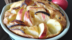 Clafoutis aux pommes rapide