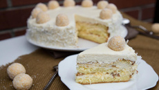Gâteau aux Raffaello