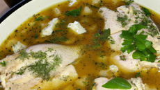 Soupe de chapon maison