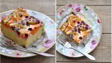 Far breton aux abricots et cassis