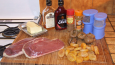 Magrets de canard aux figues et aux abricots