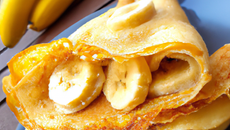 Crêpes à la banane