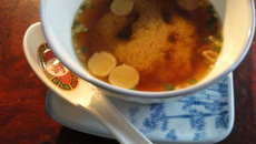 Soupe miso maison