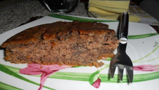 Gâteau au chocolat à la crème dessert