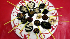 Sucettes au chocolat pour enfants