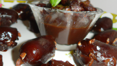 Bouchées aux dattes et au chocolat