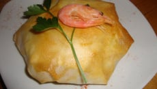 Pastilla crevettes poivrons