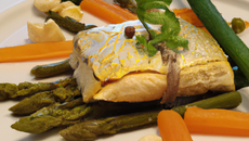 Papillotes de poissons et ses petits légumes