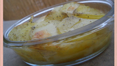 Petit plat de pommes de terre au comté