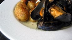Moules au Roquefort