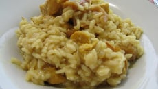 Escalopes de dinde au curry façon risotto