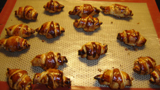 Croissants au jambon moelleux