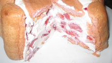 Charlotte aux fraises coco et huile délice