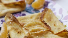 Crêpes soufflées aux clémentines maison