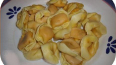 Tortellinis cottage cheese