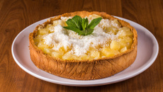 Tarte ananas et noix de coco