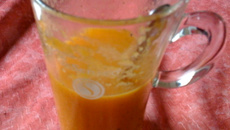 Velouté de courge muscade avec une pointe de crème