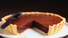 Tarte au chocolat noir