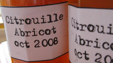 Confiture de potiron de deux façons