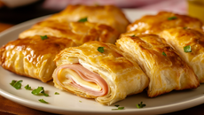Chausson feuilleté au jambon