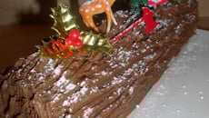 Bûche chocolat - praliné