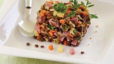 Macédoine de lentilles au Cantal Entre-Deux