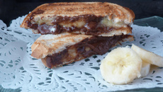 Croque-banane chocolat