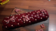 Bûche en habit de fête