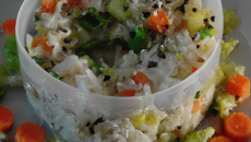 Salade de riz au soja