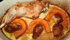 Cuisse de dinde aux couleurs d'automne, potimarron, pomme