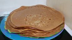Crêpes sucrées à la farine de châtaignes