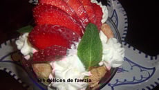 Verrines au coulis de fraises et mascarpone