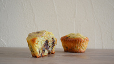 Muffins bananes pépites de chocolat