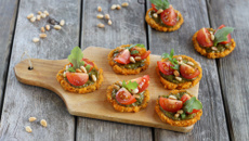 Mini-pizza sans gluten à la patate douce